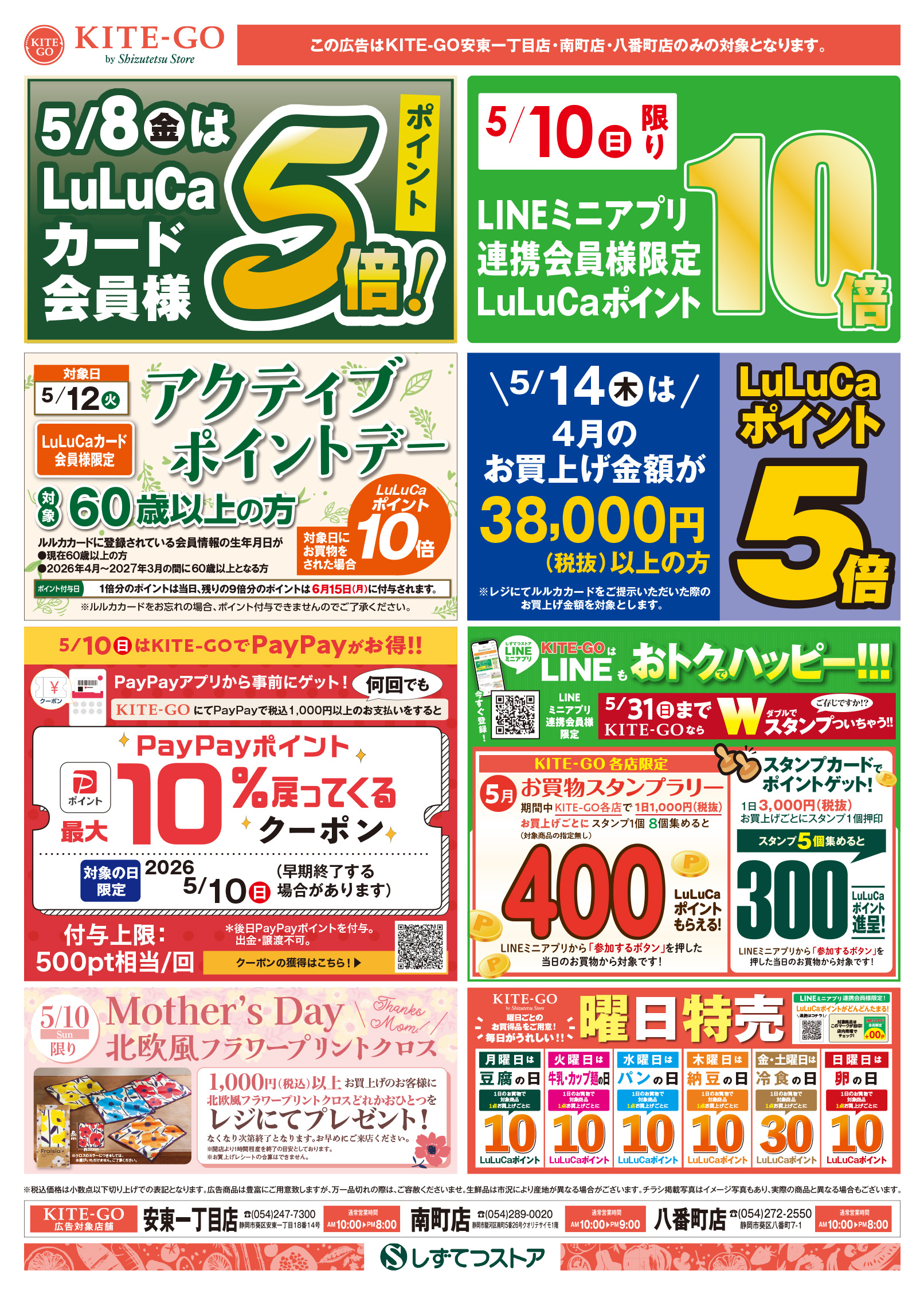 チラシ裏面
