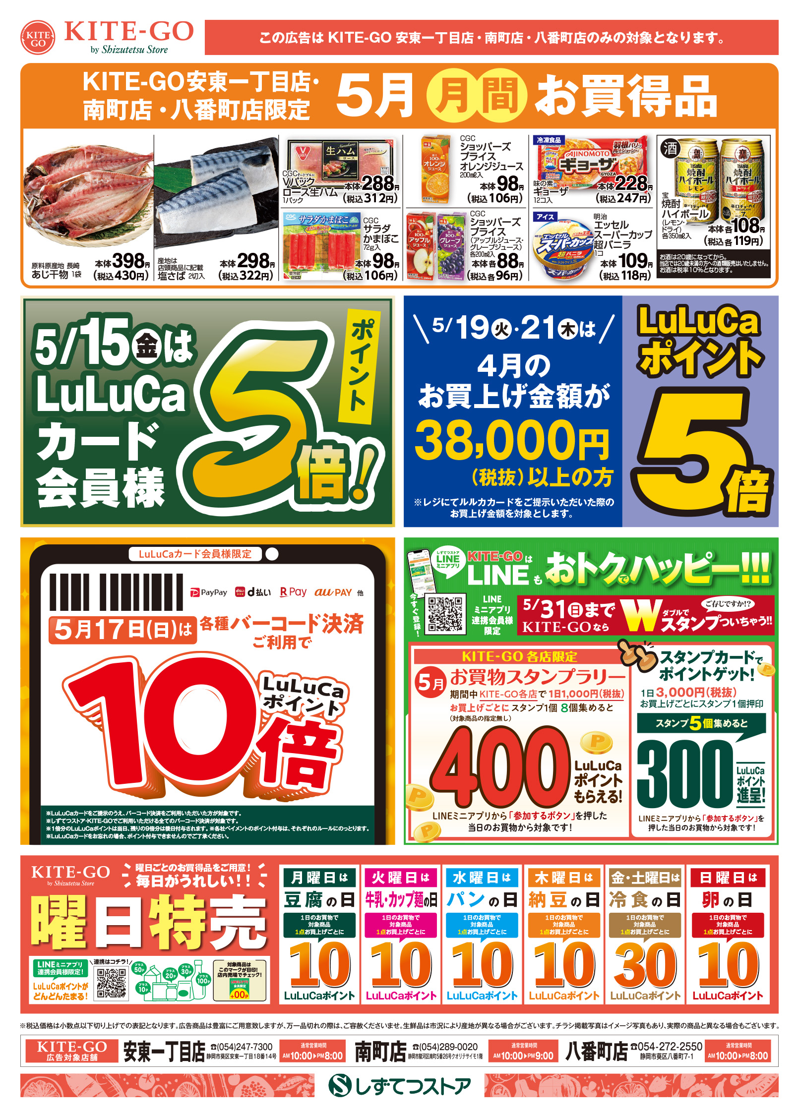 チラシ裏面