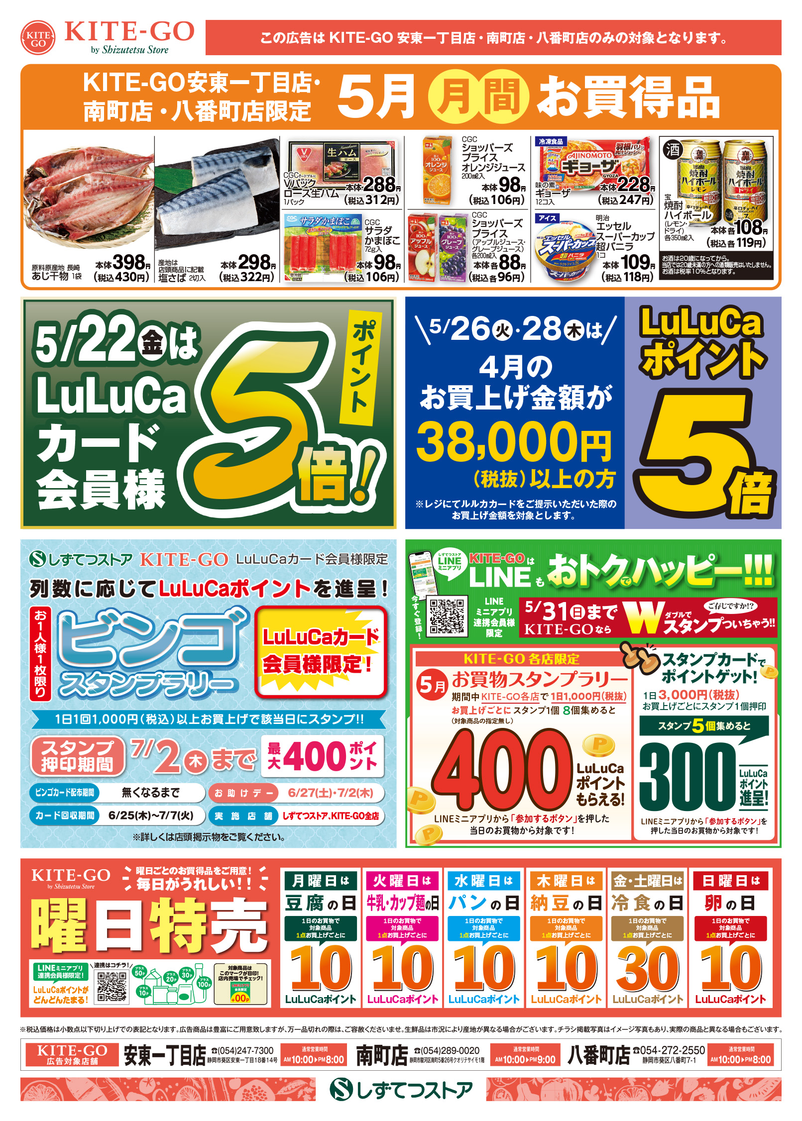 チラシ裏面