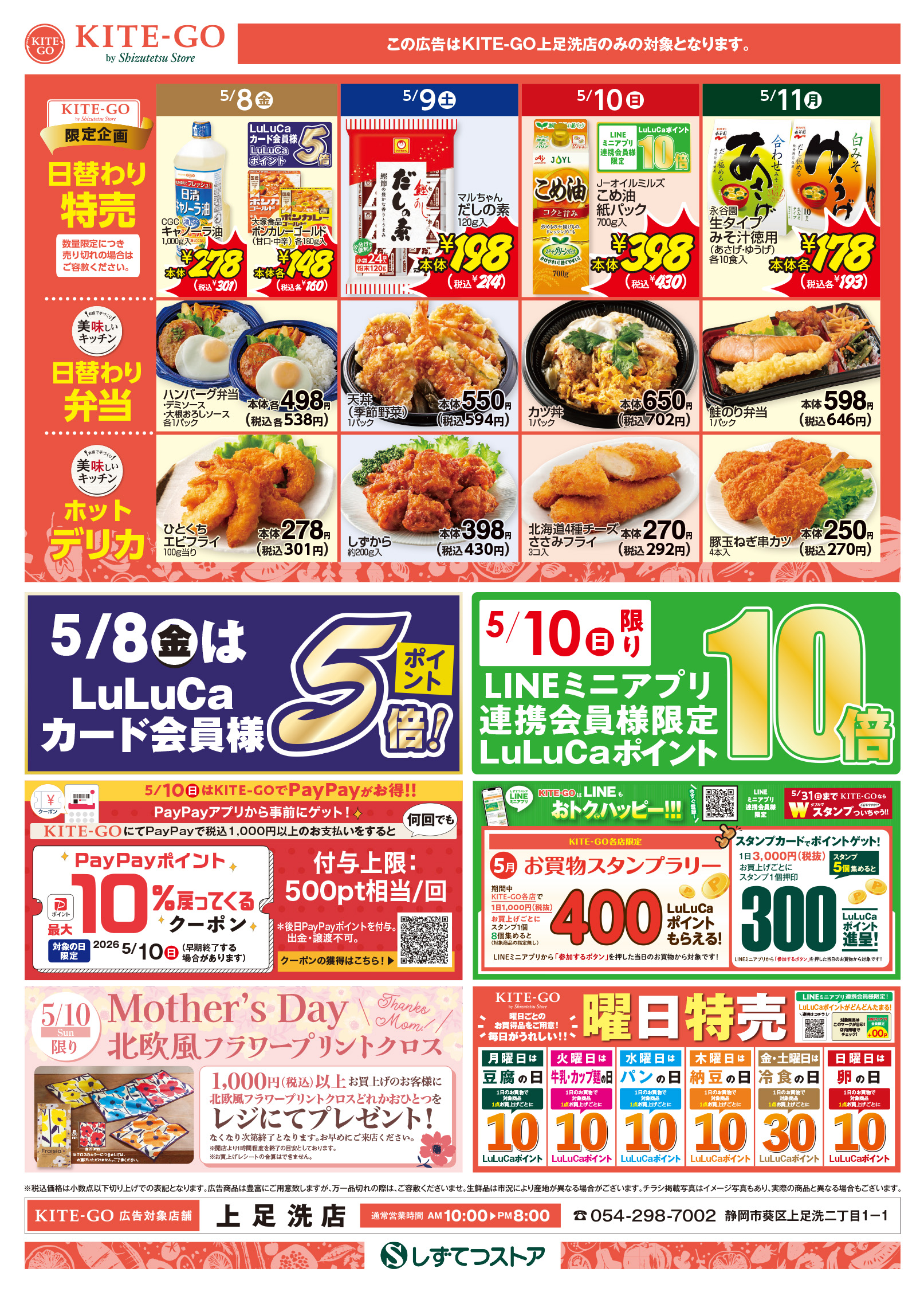チラシ裏面